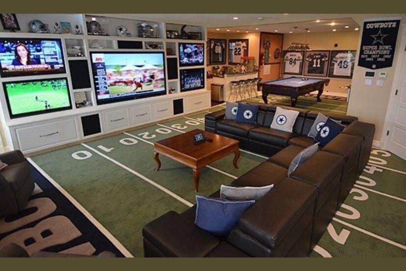 Man Cave Basement 2