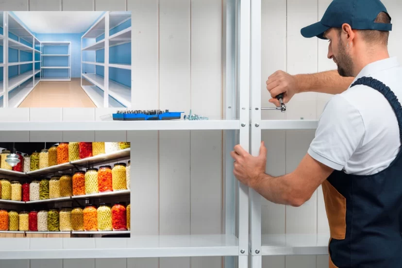 Setup Garage Shelves